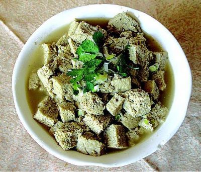 羊汤炖豆腐
