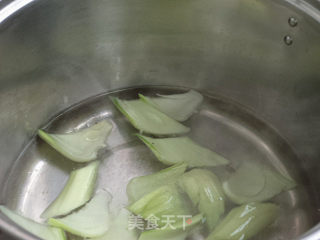 上海青炒虾仁的做法步骤：3