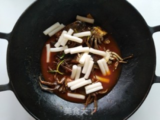 韩式年糕烧毛蟹的做法步骤：7