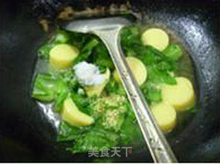 菜心日本豆腐的做法步骤：9